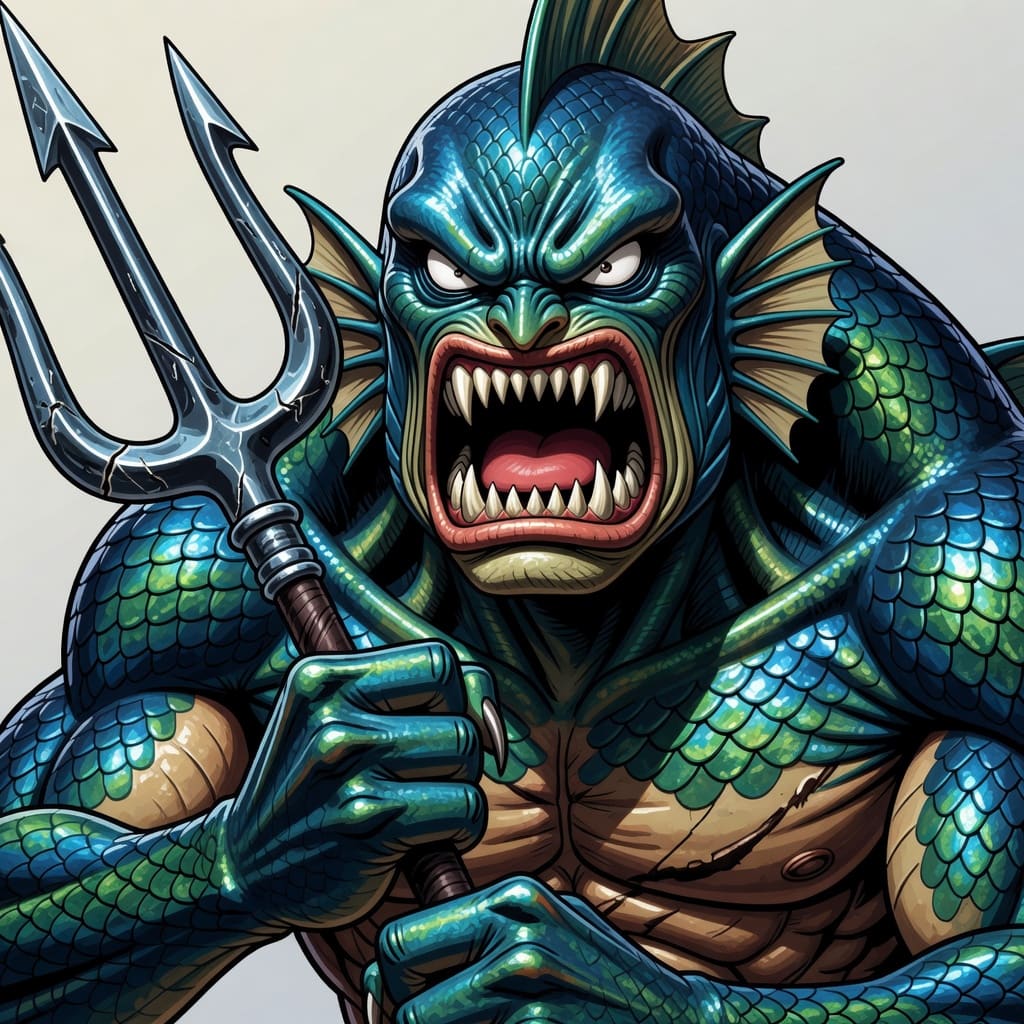 Fishman Warrior Enemy Portrait