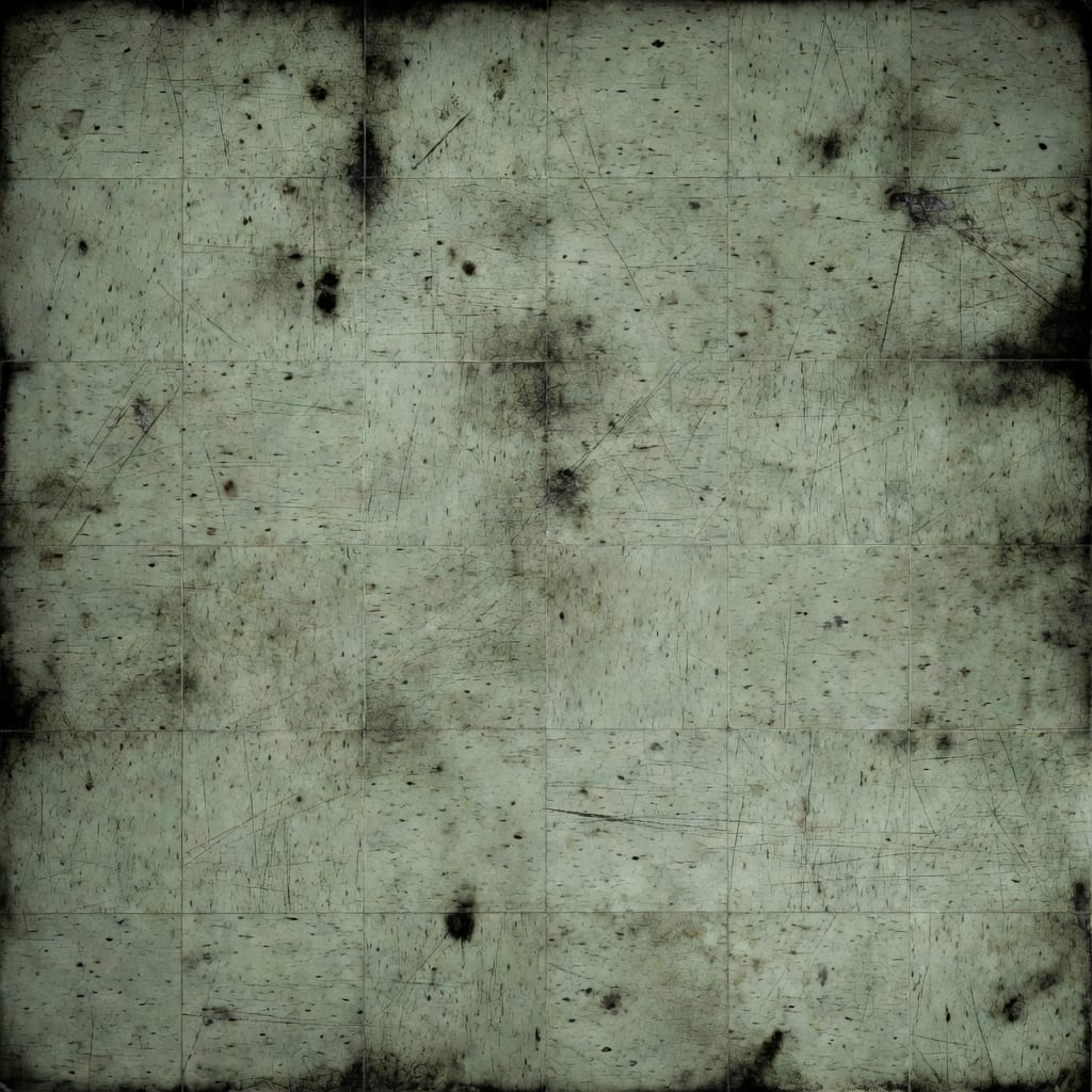 Dirty Hospital Linoleum Floor