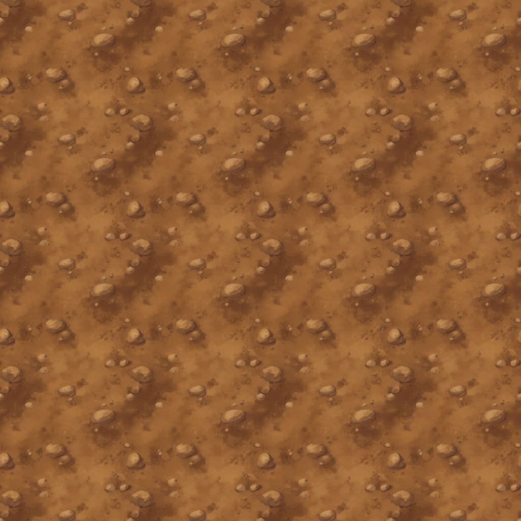 Hand-Painted Stylized Dirt Ground Texture