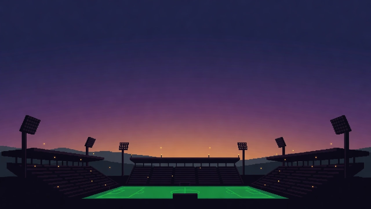Stadium Sunset Backdrop