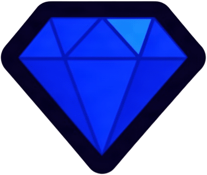 Royal Blue Diamond Symbol