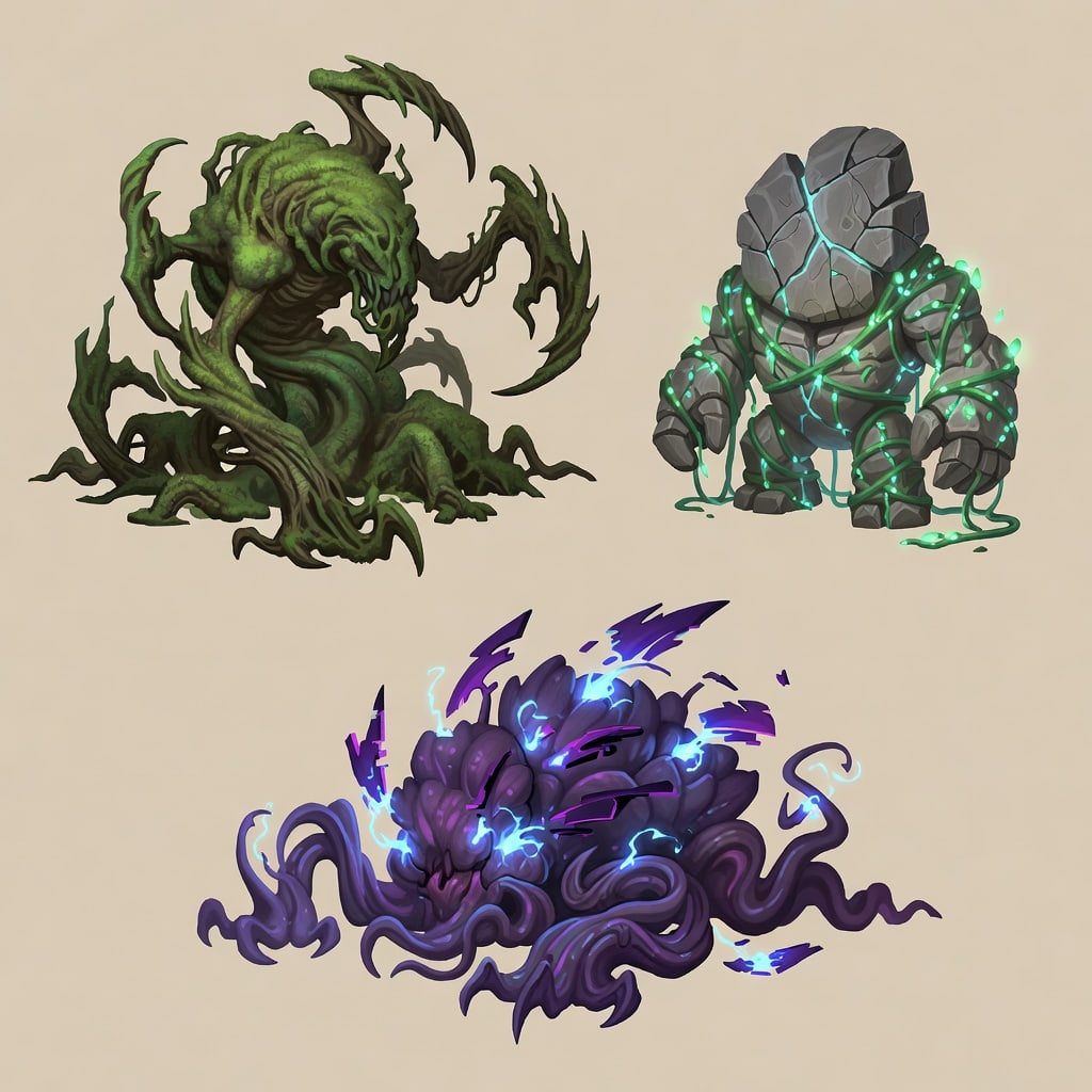 Aetherfall Forest Enemies