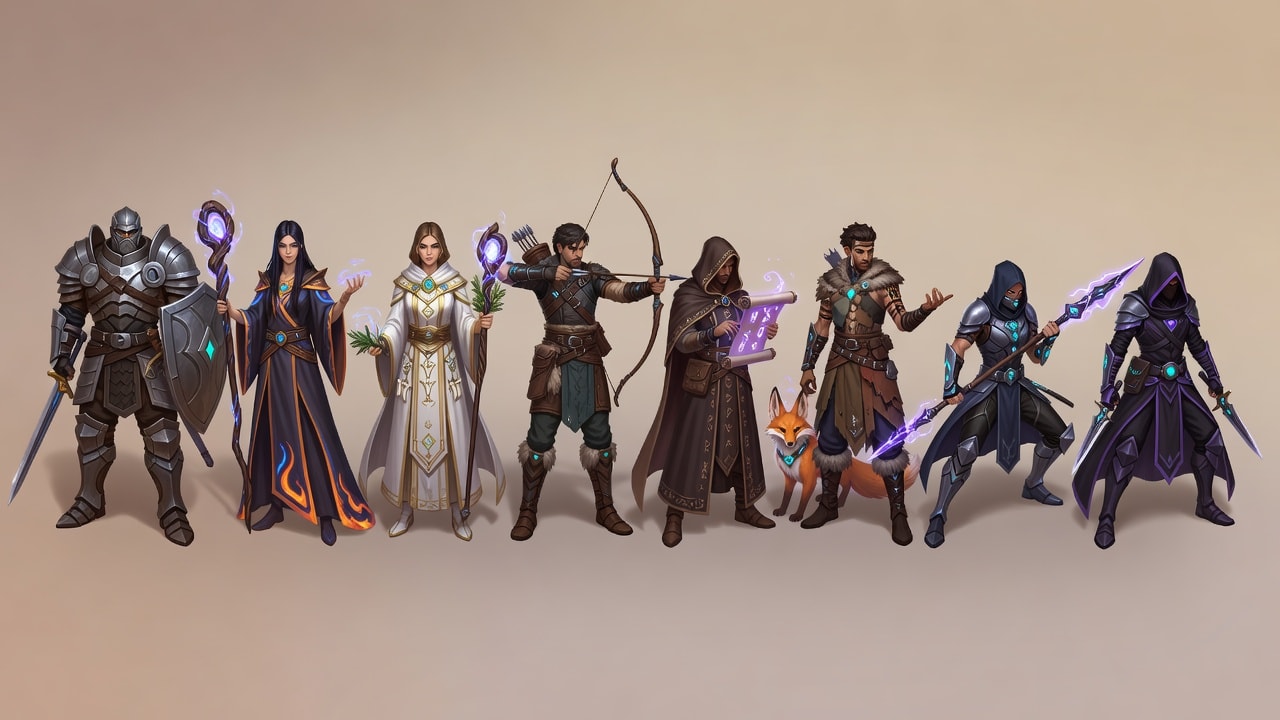 Aetherfall Recruitable Allies Lineup
