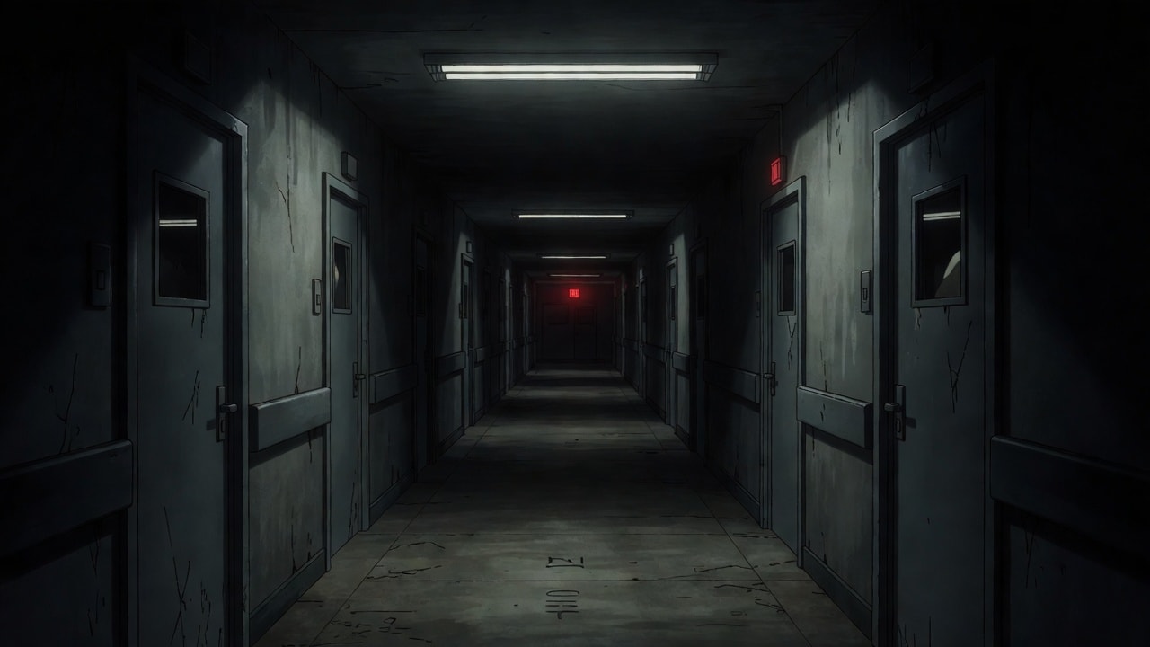 Menu Background - Psych Ward Corridor