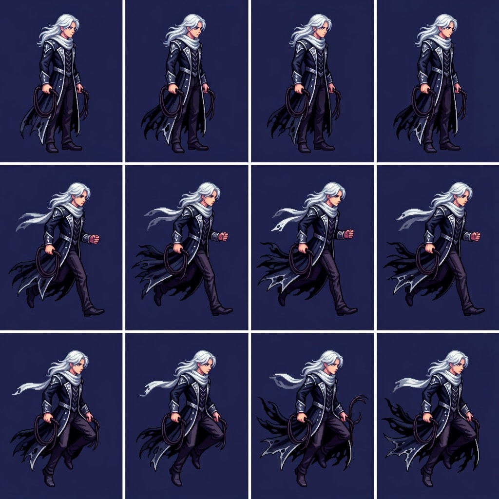 Alaric Hero Sprite Sheet