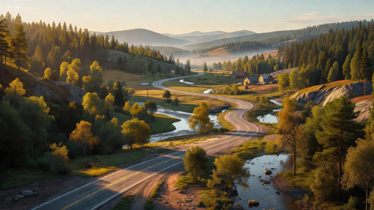 Realistic Open-World Valley Environment