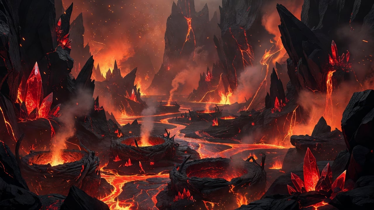 Afterlife Realms — Ashen Spine Caldera