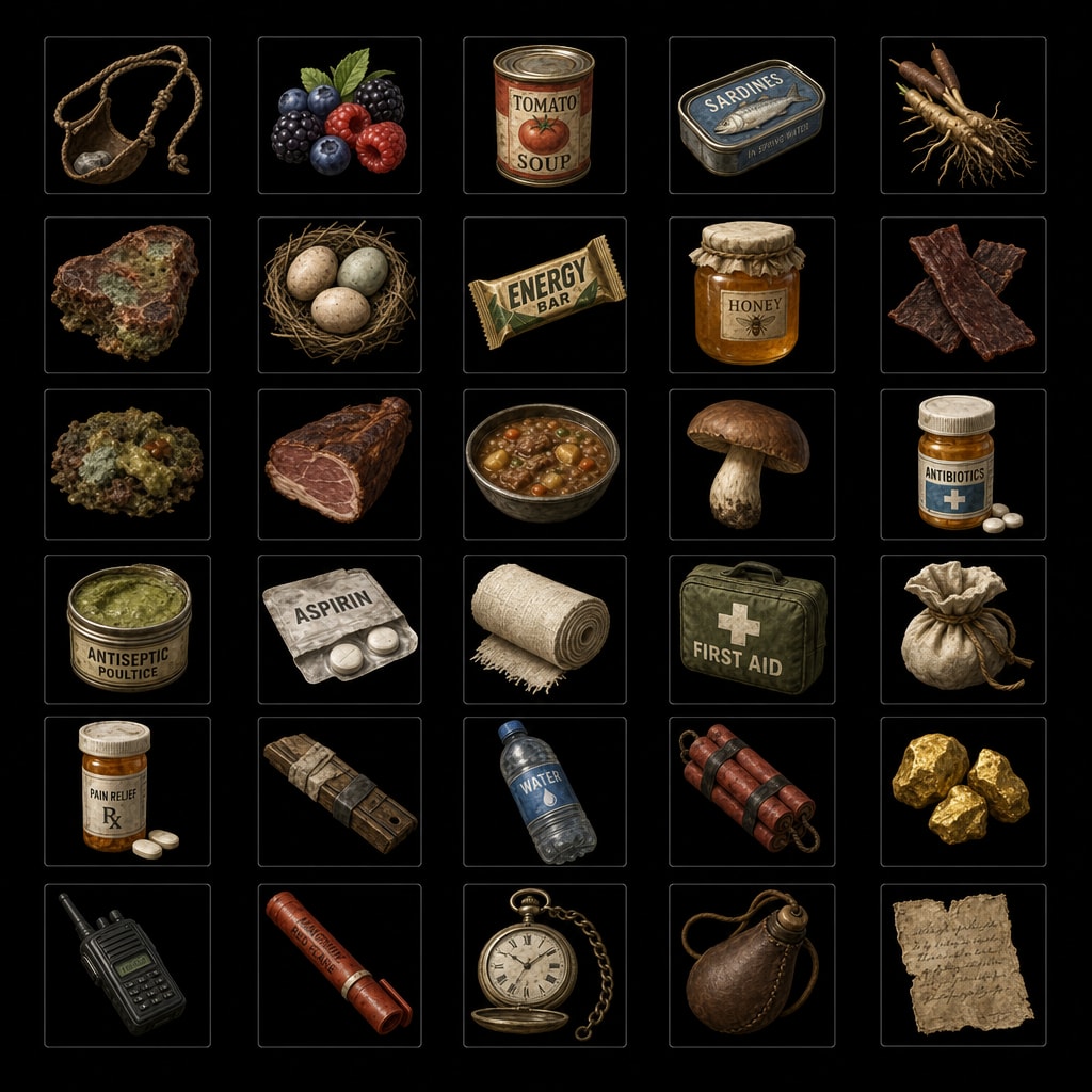 Survival Inventory Icons