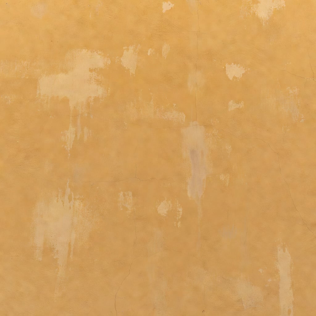 Plaster Facade Ochre Texture