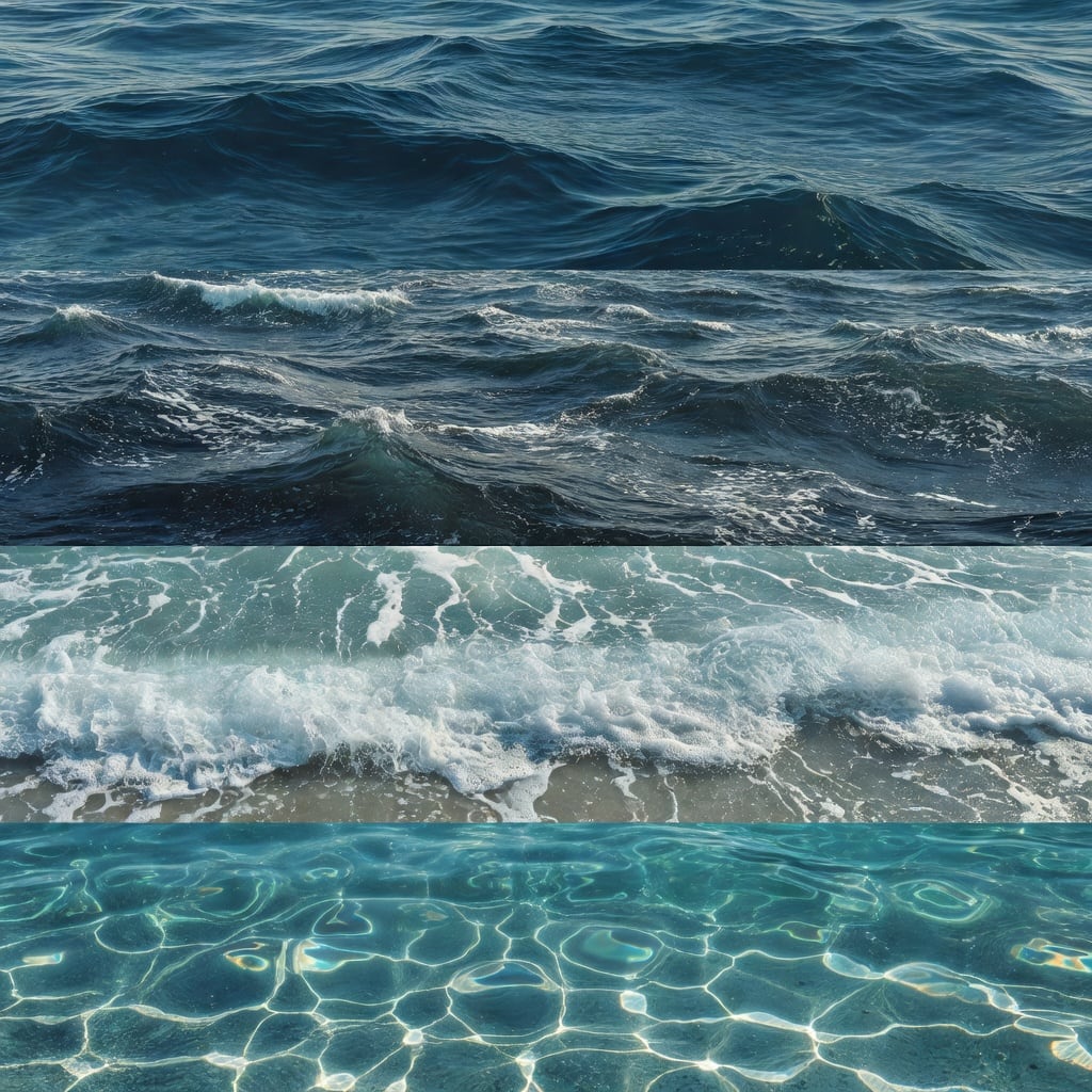Ocean Surface Fluid Textures (4 / 4)