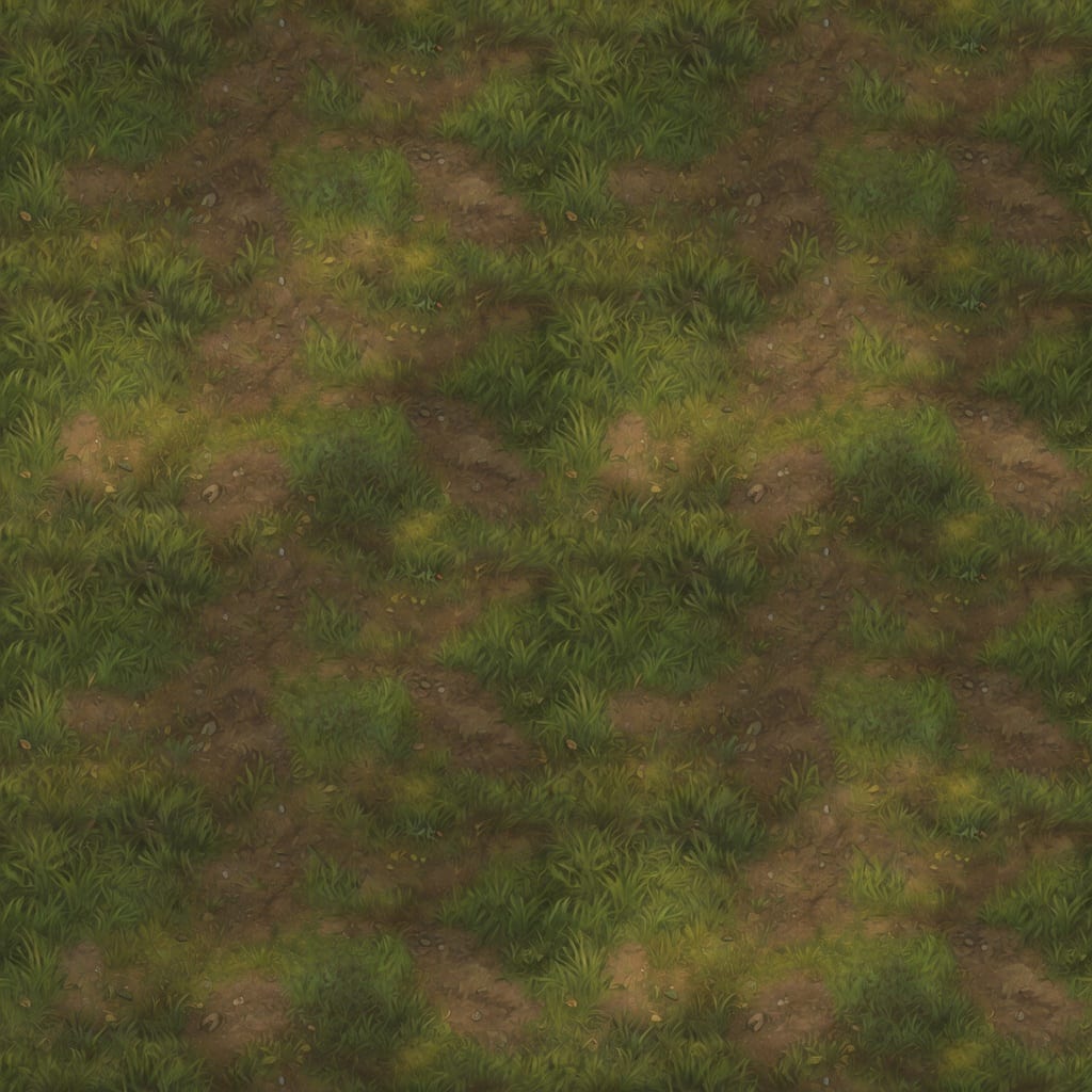 Stylized Grass Earth Ground Texture
