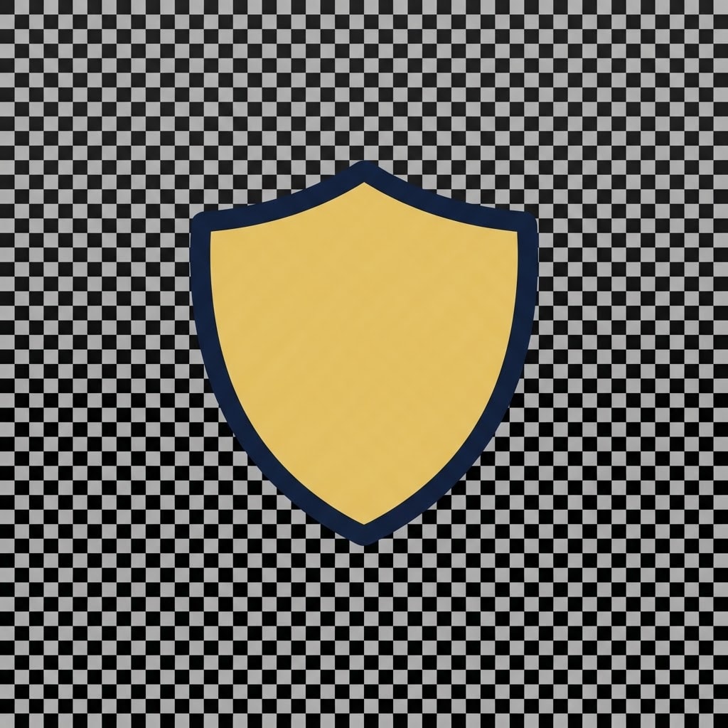Image: A single flat game UI status icon: a medieval kite