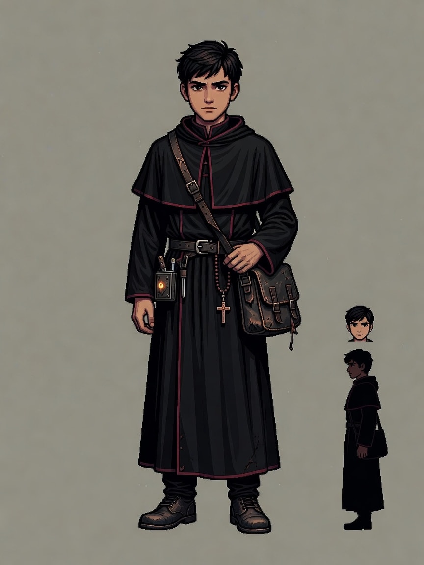 Seminarian Horror Protagonist Concept