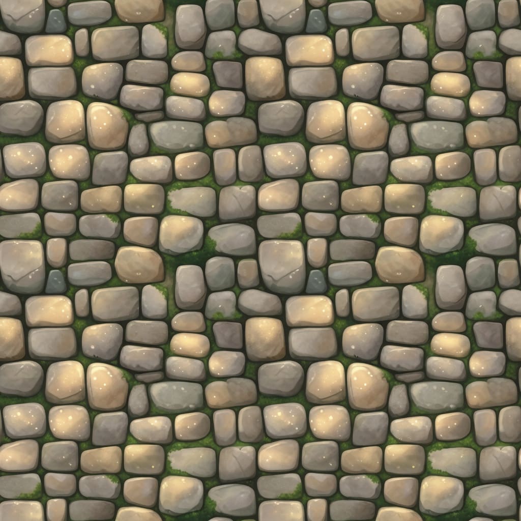 Storybook Cobblestone Path Tile