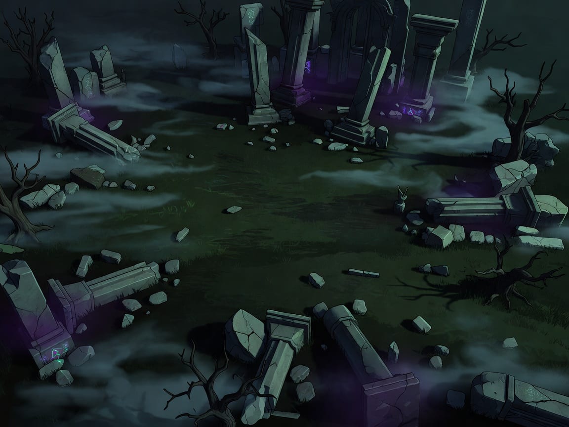 Dark Fantasy Arena Background
