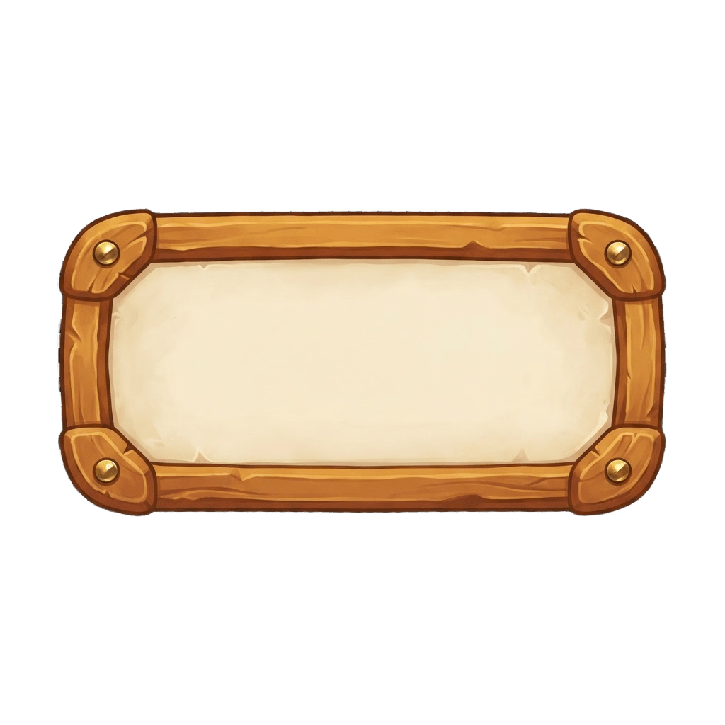 Image: A single empty wide horizontal banner frame for a