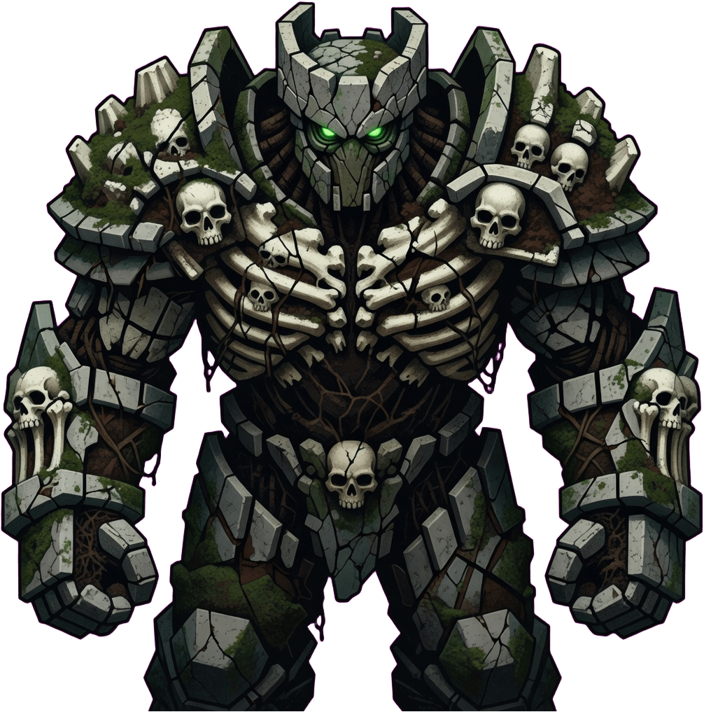 Boss Sprite Gravebound Colossus