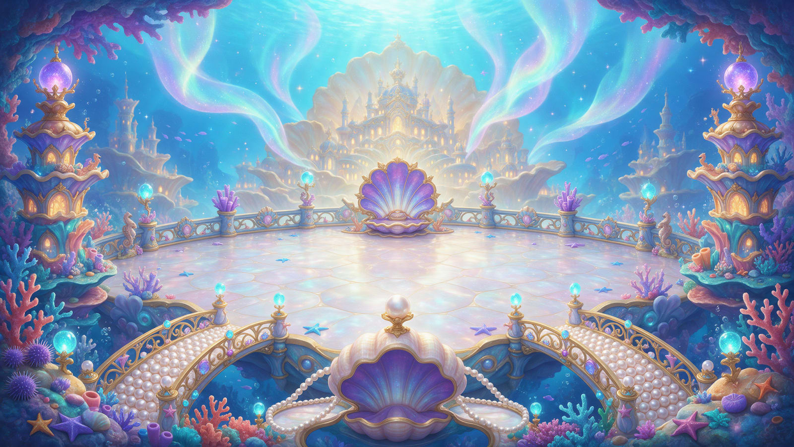Aurora Tide Palace Board Background