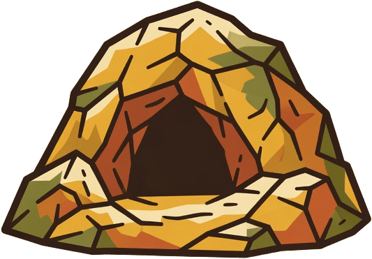 Cave map marker icon