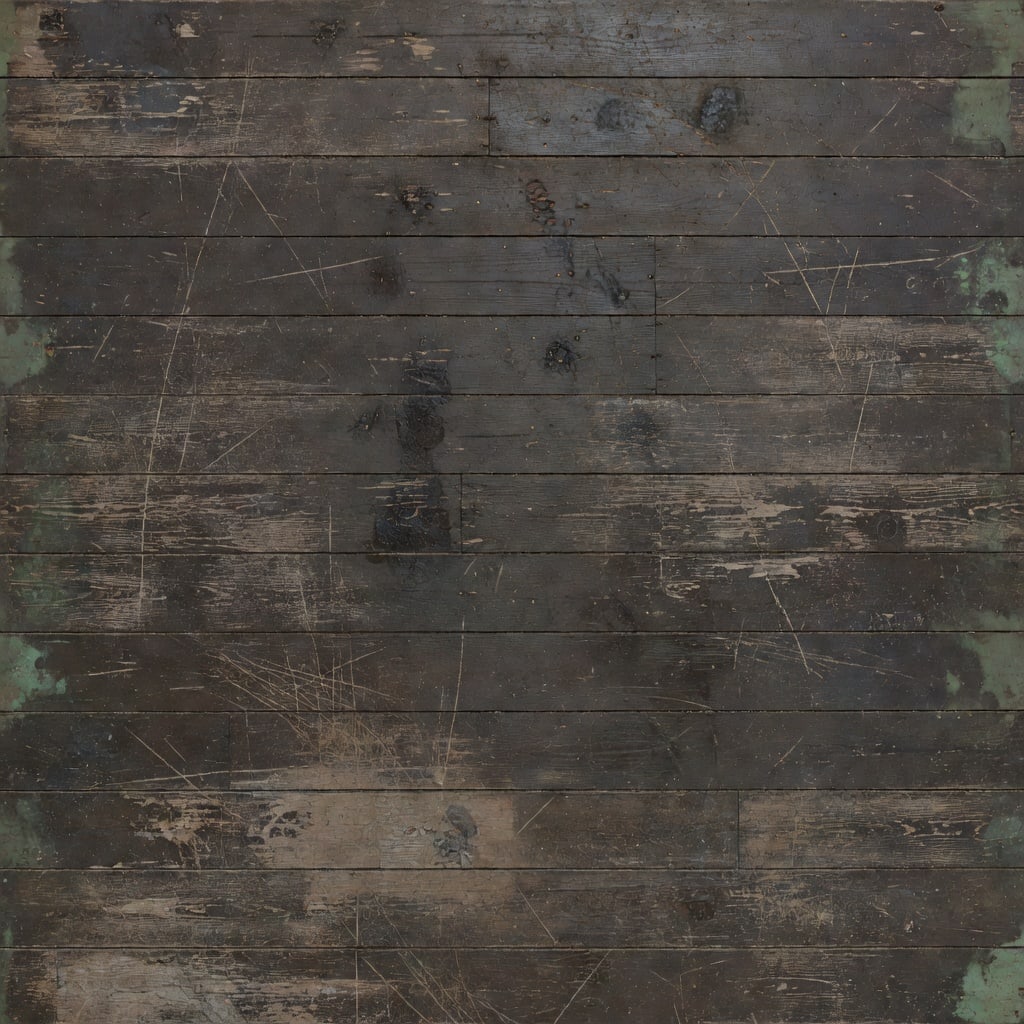 Victorian Asylum Corridor Floor Seamless