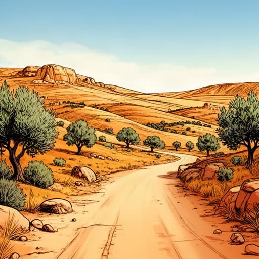 Judean Hills Landscape