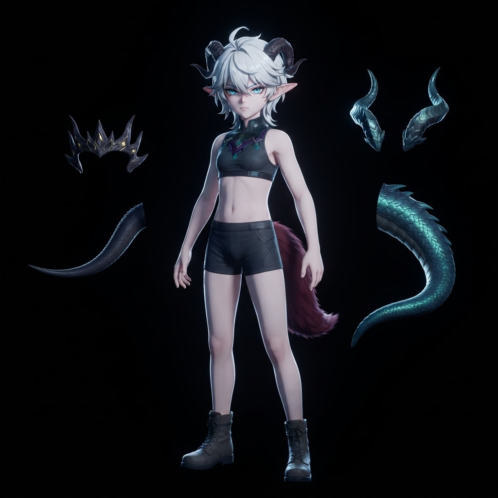 Image: Icarus AI style lock v2: high-end 3D anime game ci