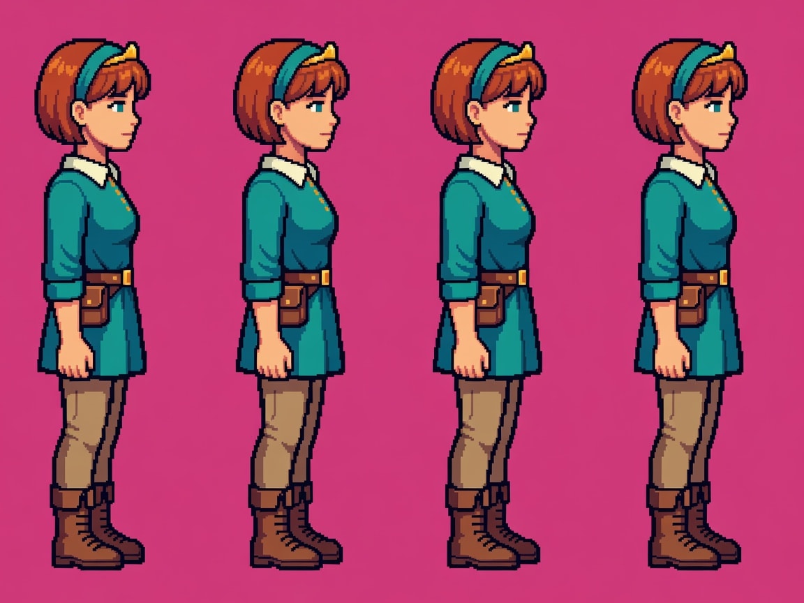 Female Hero Idle Strip