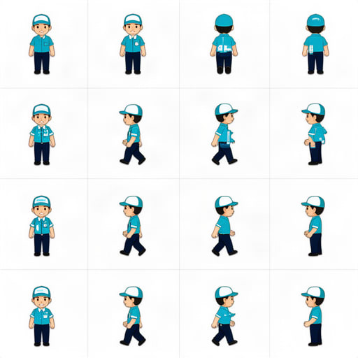 Blue Teal Register Clerk