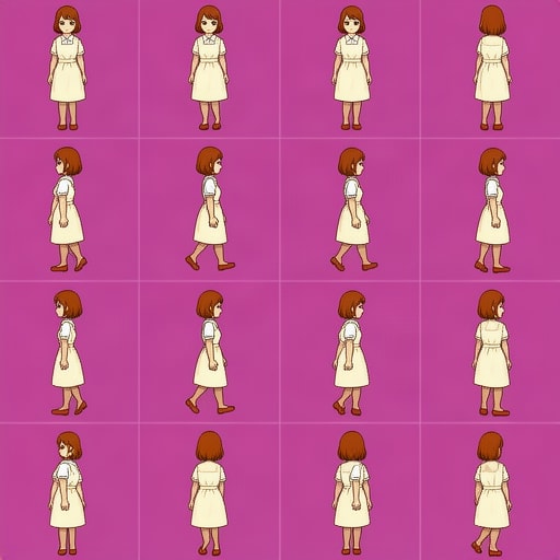 Warm Brown Character Sprite