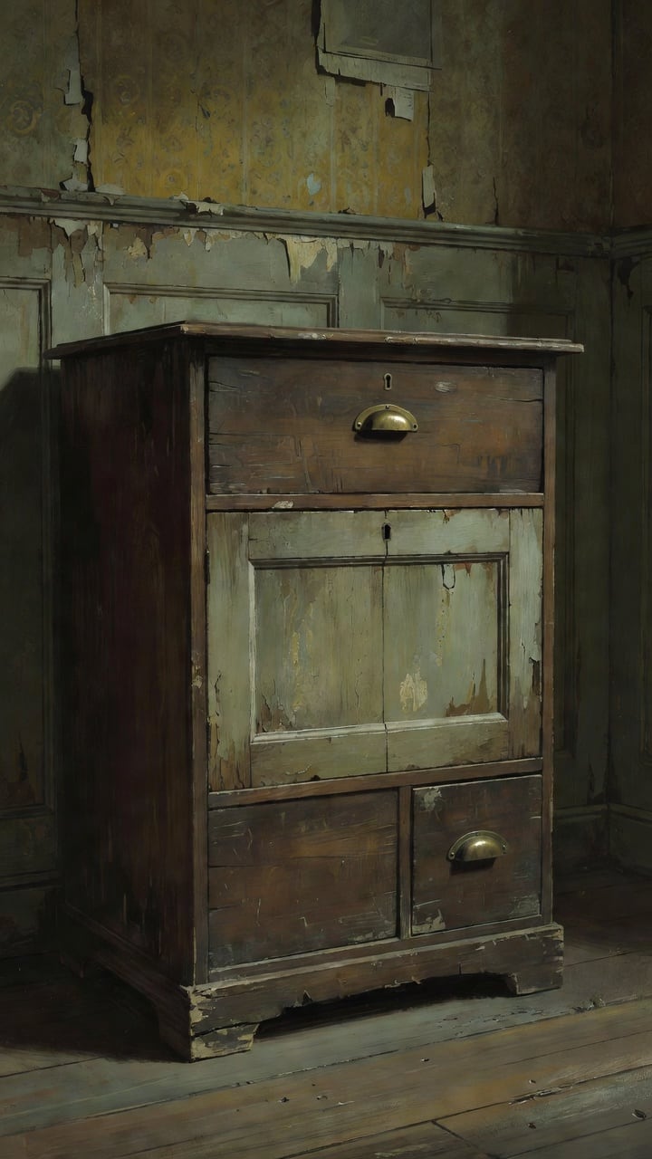 Blended Dresser Chest Painting