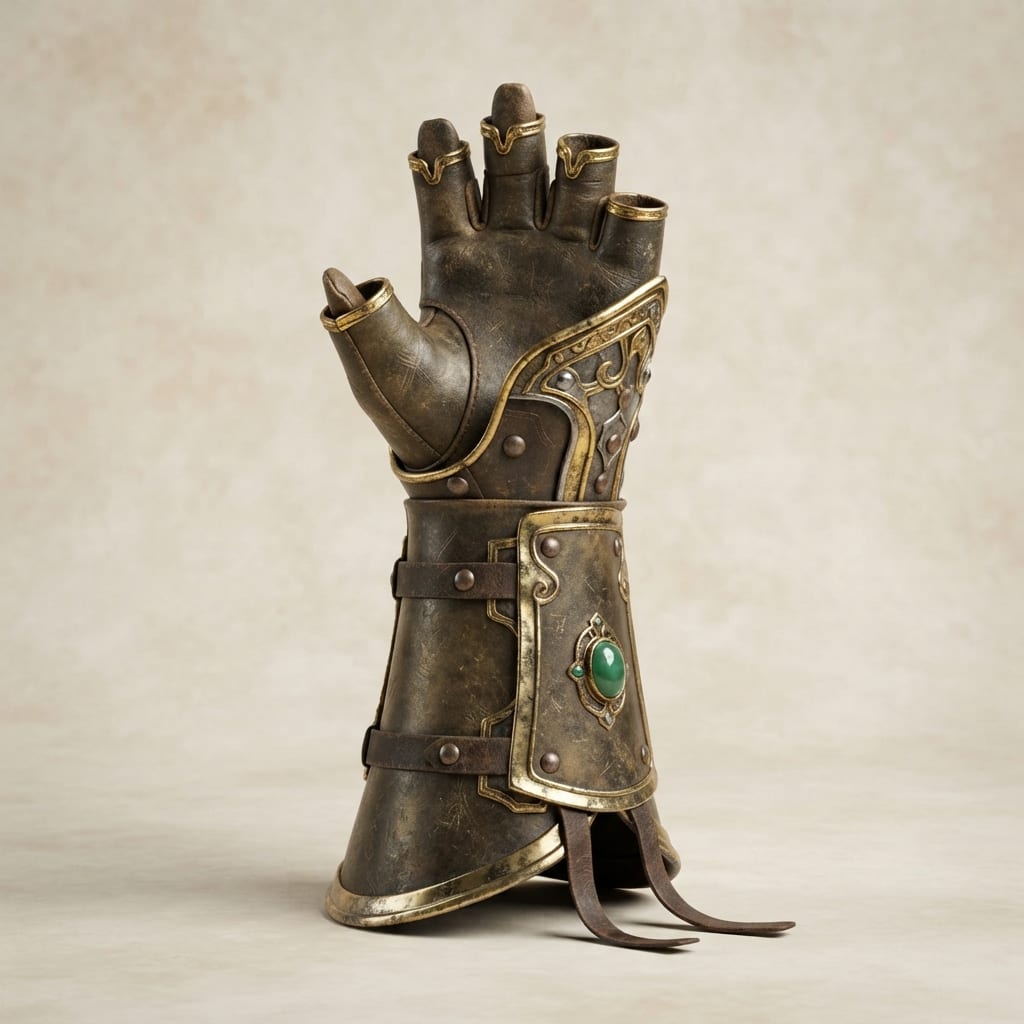 Image: Isolated museum product photo of ONE single left f