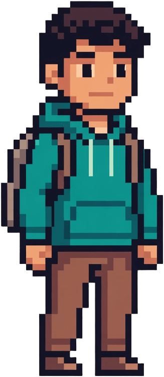 Lifelong Voyage 8-Bit Protagonist