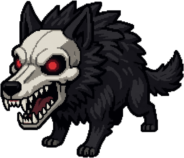 Dire Wolves Unit Chibi Cartoon