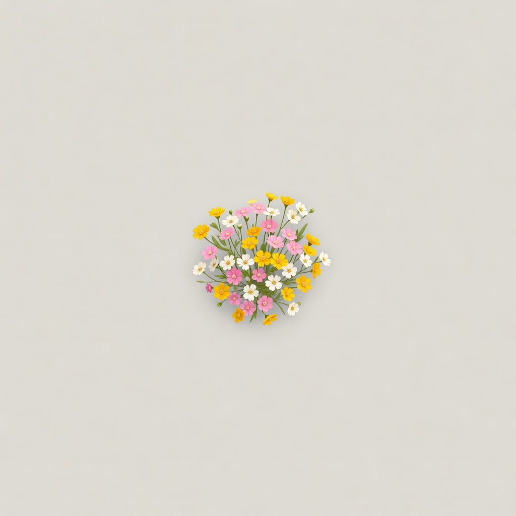 Top-Down Flower 1 - Wildflower Cluster