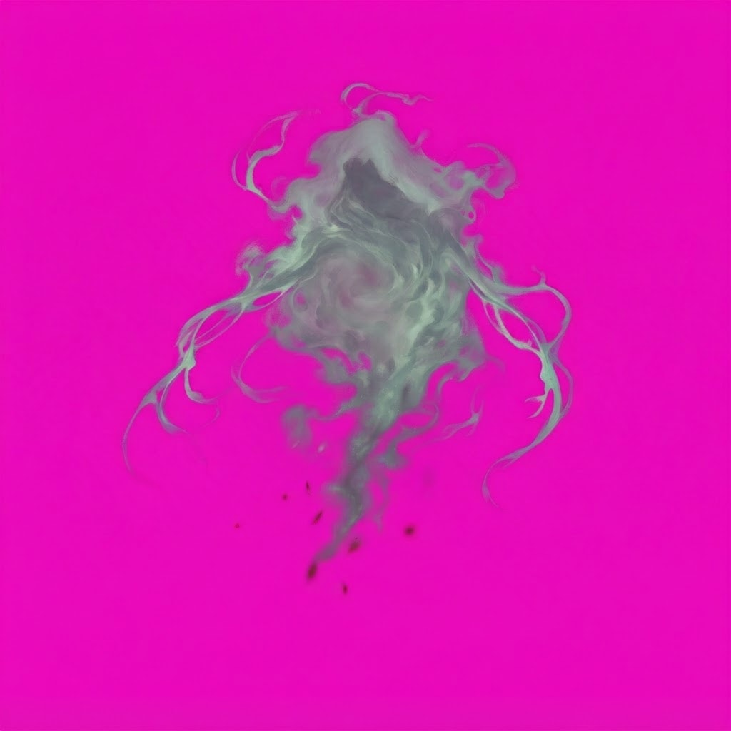 Image: Keep this exact apparition — identical pale green