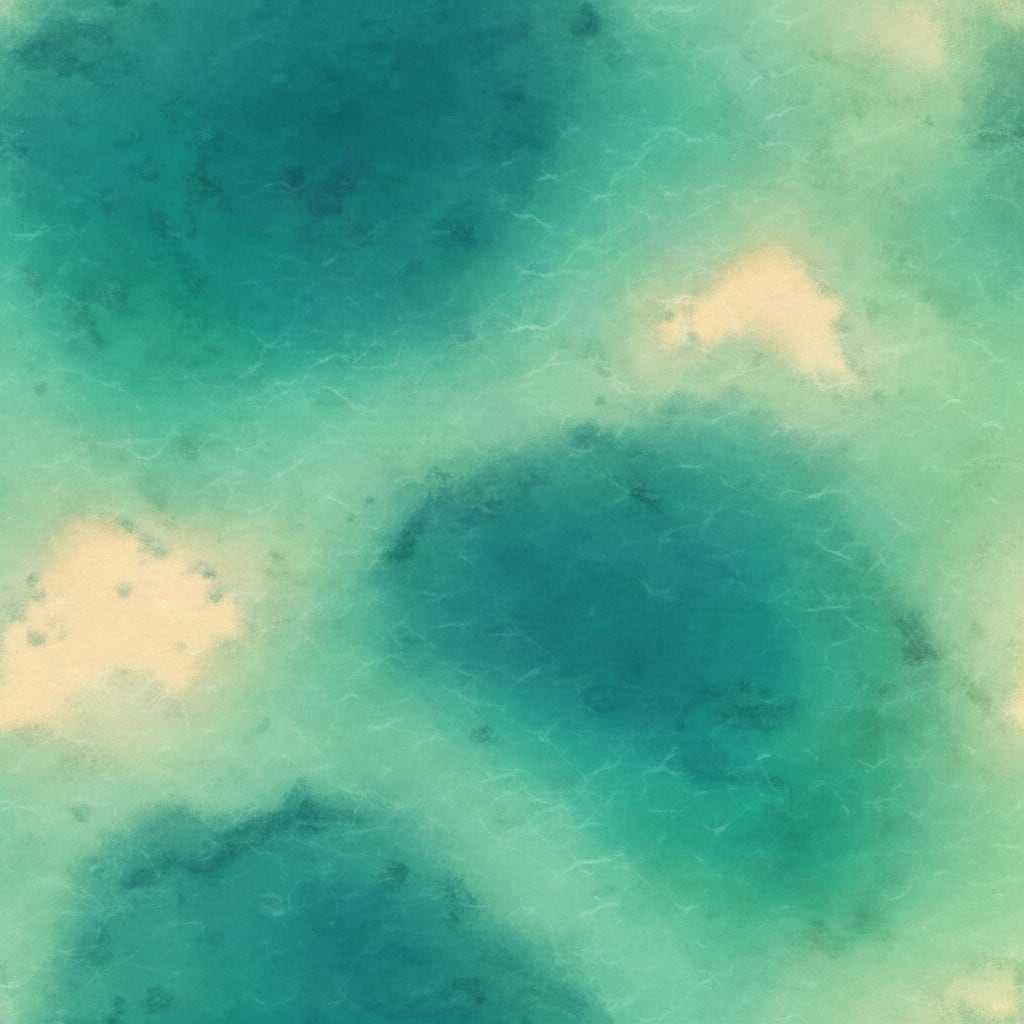 Image: Shallow tropical sea water seen from directly over