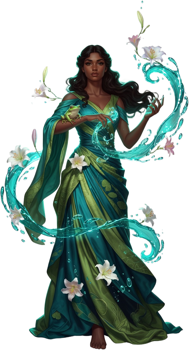 Tiana Water Princess Fighter Sprite