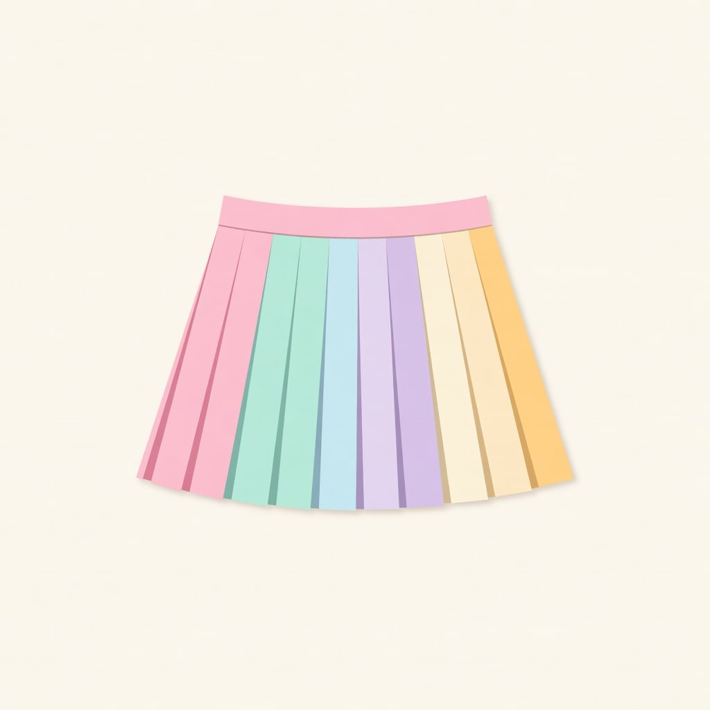 Pleated Mini Skirt Icon