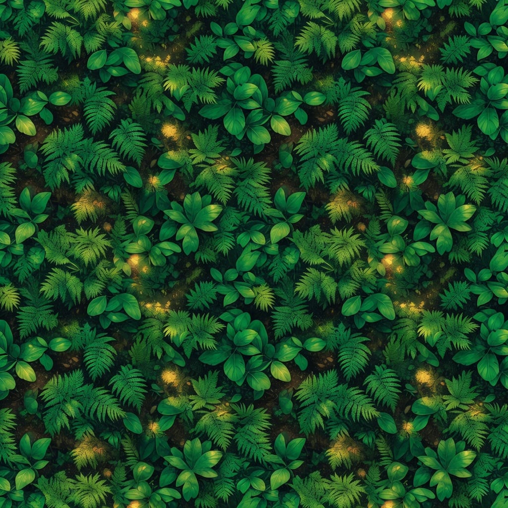 Jungle Floor Terrain (seamless)