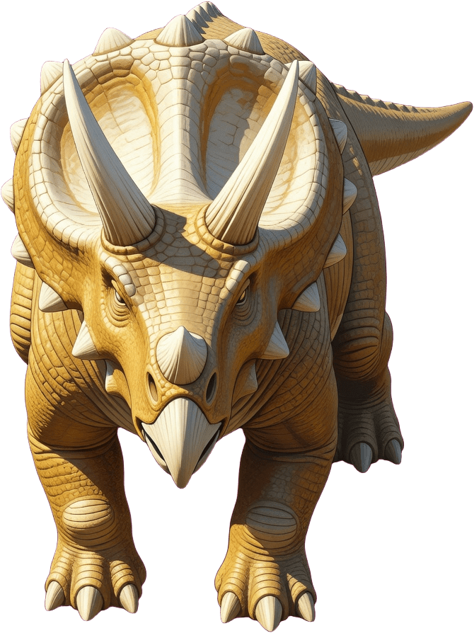 Triceratops Top-Down Sprite
