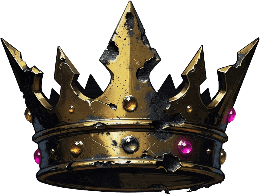 Slot Symbol Crown - Tarnished Gold
