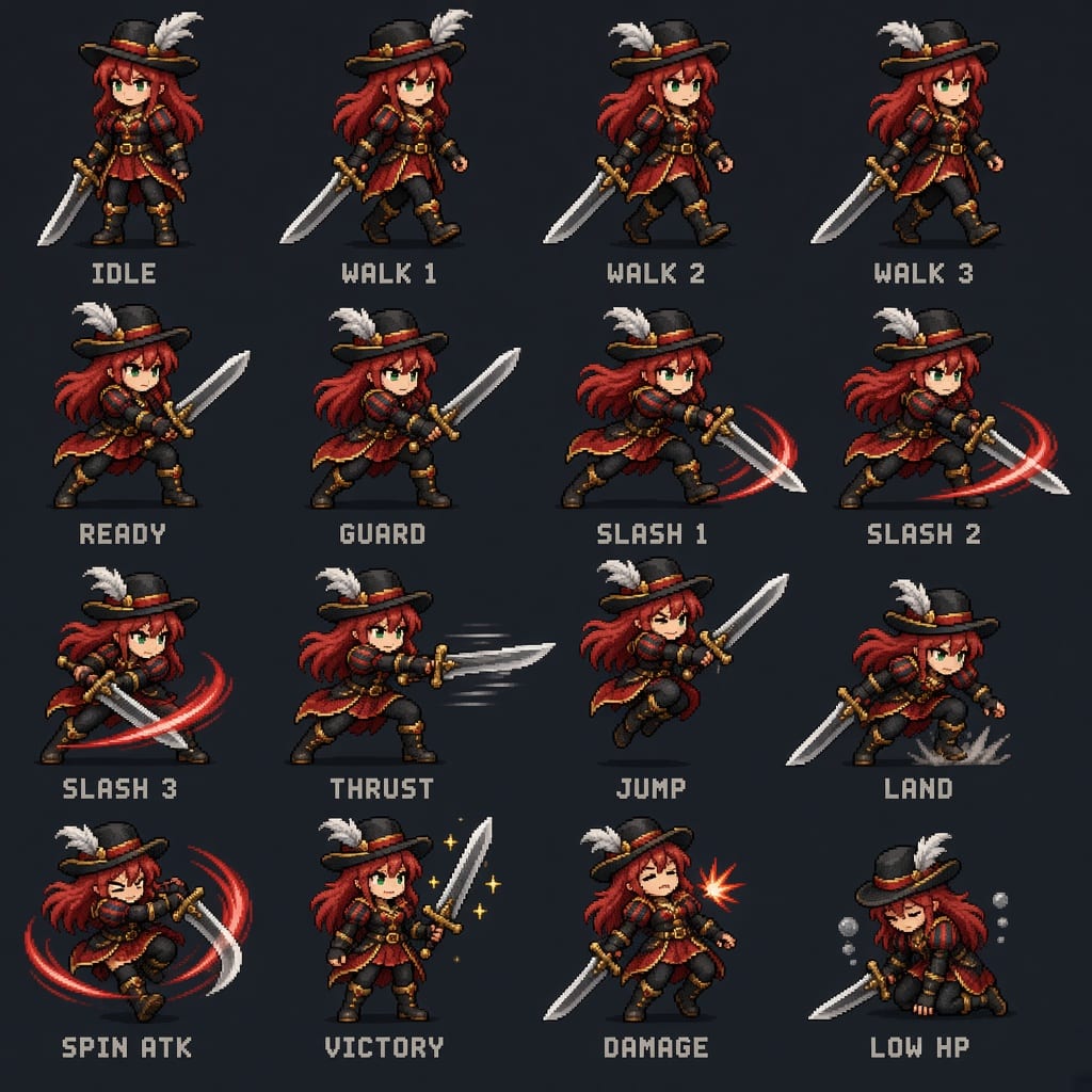 Anime Landsknecht Mercenary