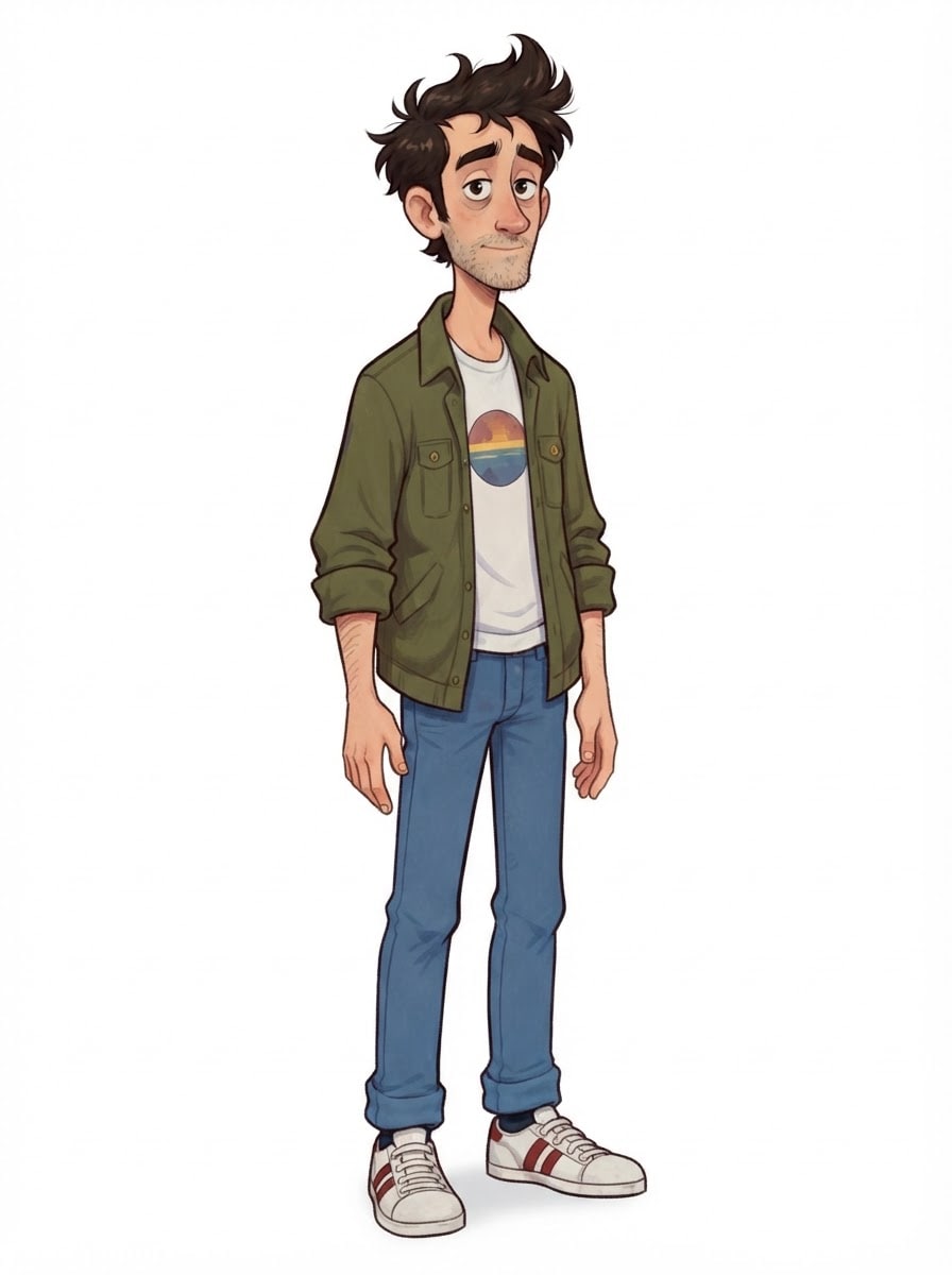 Hand Drawn Adventure Protagonist