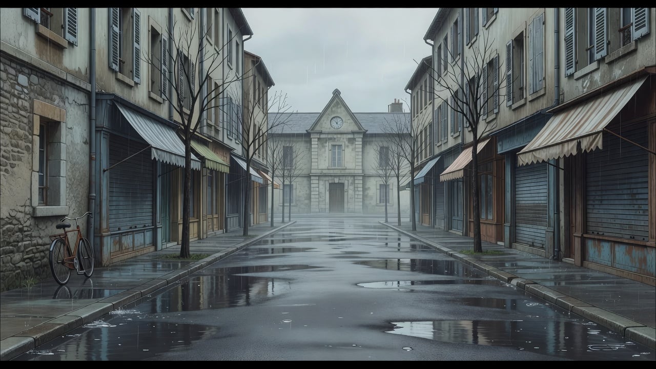 VN Background - Rue pluie - jour