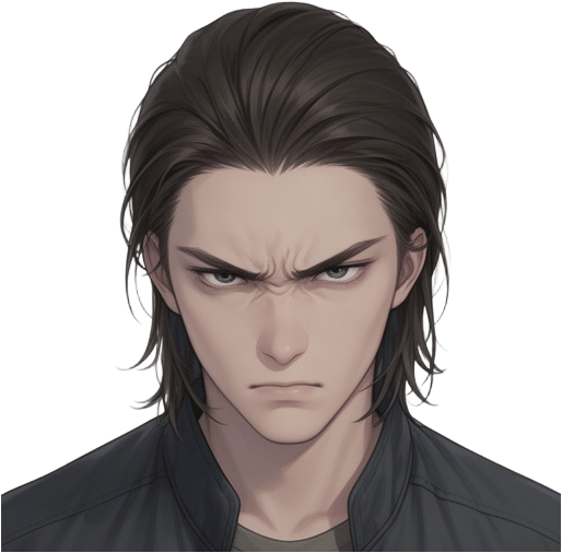 Restrained Angry Portrait
