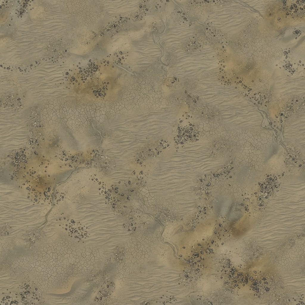 Image: Seamless tileable surface texture for arid desert