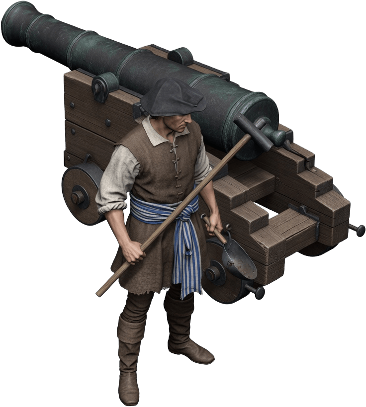 France Artillery Crew 1495