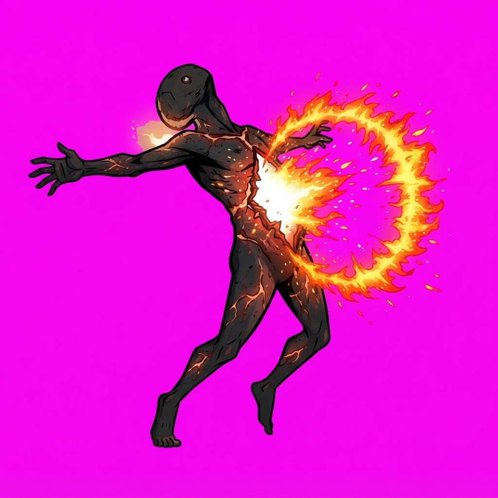 Image: Redraw the SAME single creature from the reference