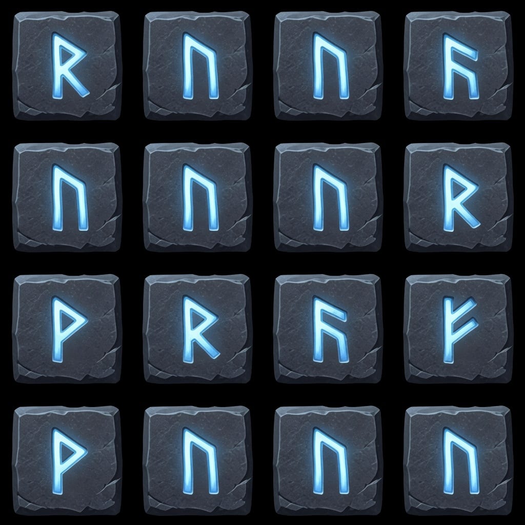 Viking Tumble Rune Block Sprite Sheet