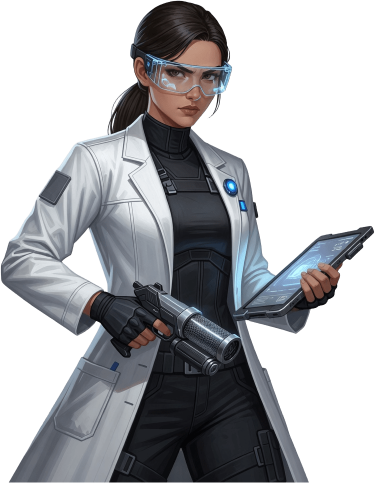 Modern Scientist Pursuer Sprite